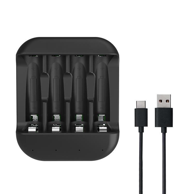 RS PRO Battery Charger For NiCd, NiMH AA, AAA 4 Cell 1.2V 500mA