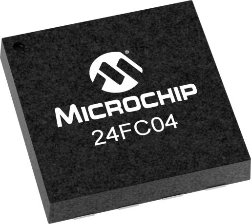 Microchip 24FC04T-I/MUY,  4 kB EEPROM,  3500 ns 8-Pin UDFN Serial-2 Wire