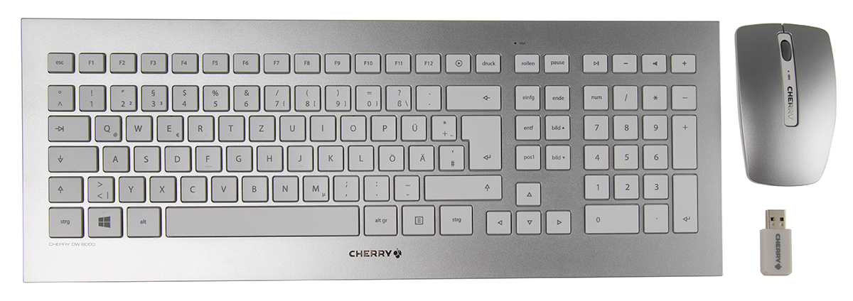 Cherry DW 8000 Wireless Keyboard and Mouse Set, QWERTZ (German)