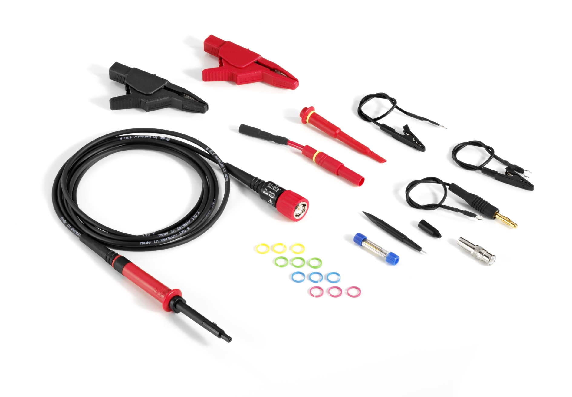 Rohde & Schwarz RT-ZH Series RT-ZH10 Oscilloscope Probe, Voltage Type, 400MHz, 100:1, BNC Connector