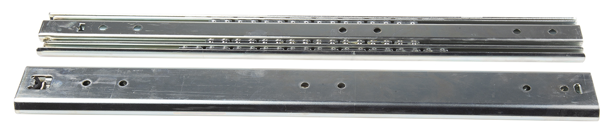 Accuride Steel Drawer Slide, 600mm Closed Length, 160kg Load