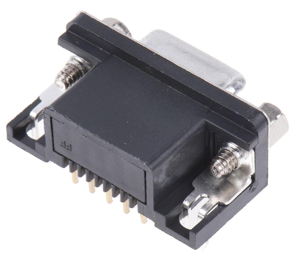 ASSMANN WSW A-DF 9 Way Right Angle Through Hole D-sub Connector Socket, 2.77mm Pitch, with 4-40 UNC Screwlocks