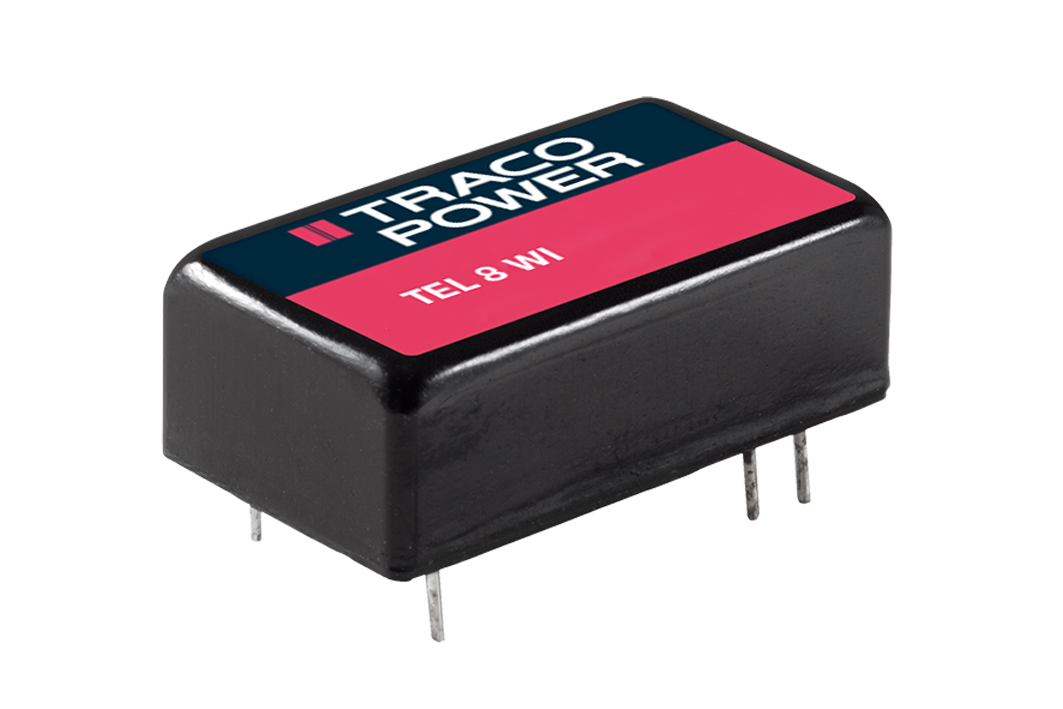 TRACOPOWER TEL 8WI DC-DC Converter, 3.3V dc/ 1.6A Output, 9 → 36 V dc Input, 8W, Through Hole, +80°C Max Temp