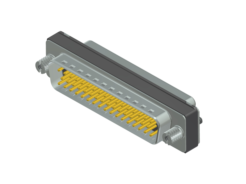 Amphenol CONEC 50 Way Through Hole D-sub Connector Socket, with 4-40 UNC