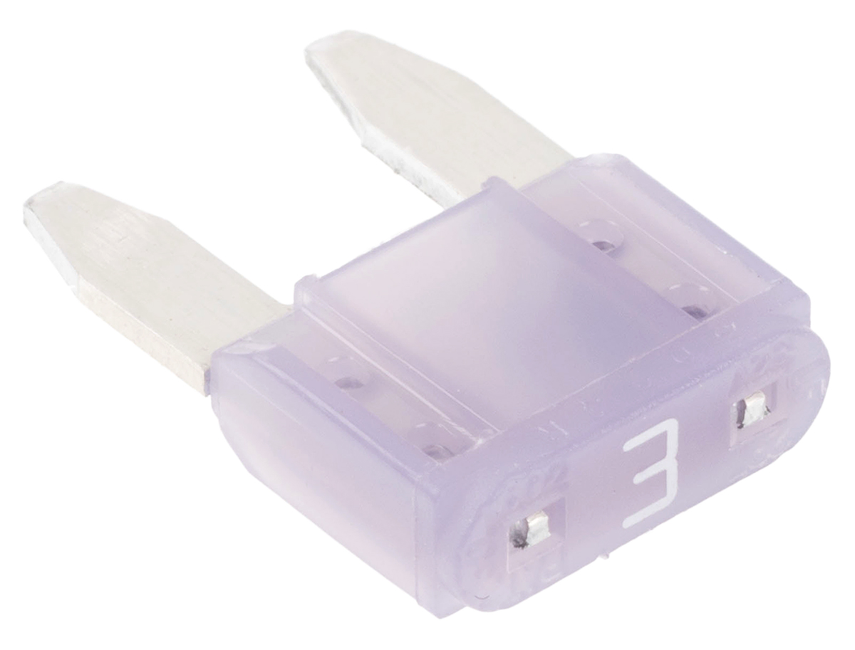 Littelfuse 3A Purple Blade Car Fuse, 32V dc