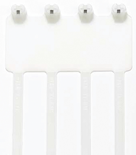 Thomas & Betts Cable Ties, 184.15mm x 4.83 mm, Natural Nylon, Pk-50