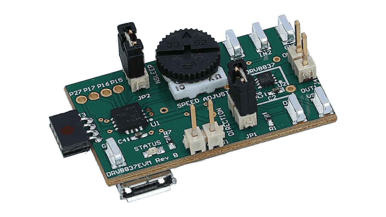 Texas Instruments Power Management IC Development Kit Motor Driver for DRV8837 for DRV8837