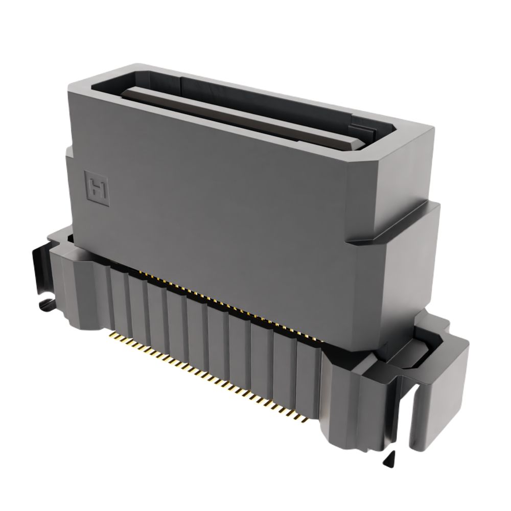 HARWIN FLECTO Series Vertical Surface PCB Header, 60 Contact(s), 0.5 mm Pitch, 2 Row, Shrouded