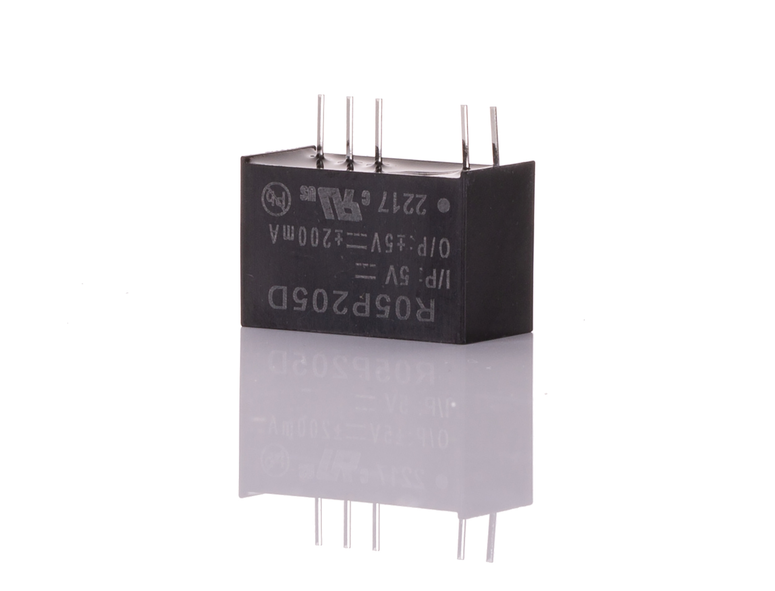 Recom DC-DC Converter, ±5V dc/ ±200mA Output, 4.5 → 5.5 V dc Input, 2W, Through Hole, +95°C Max Temp -40°C Min