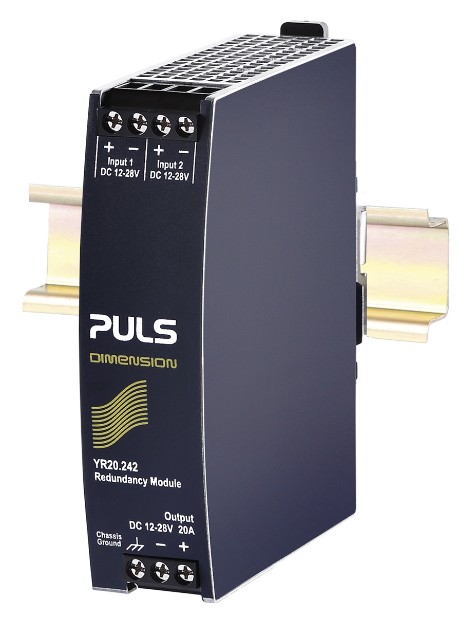 PULS Redundancy module, for use with N+1 Redundant Systems, 1+1 Redundant Systems