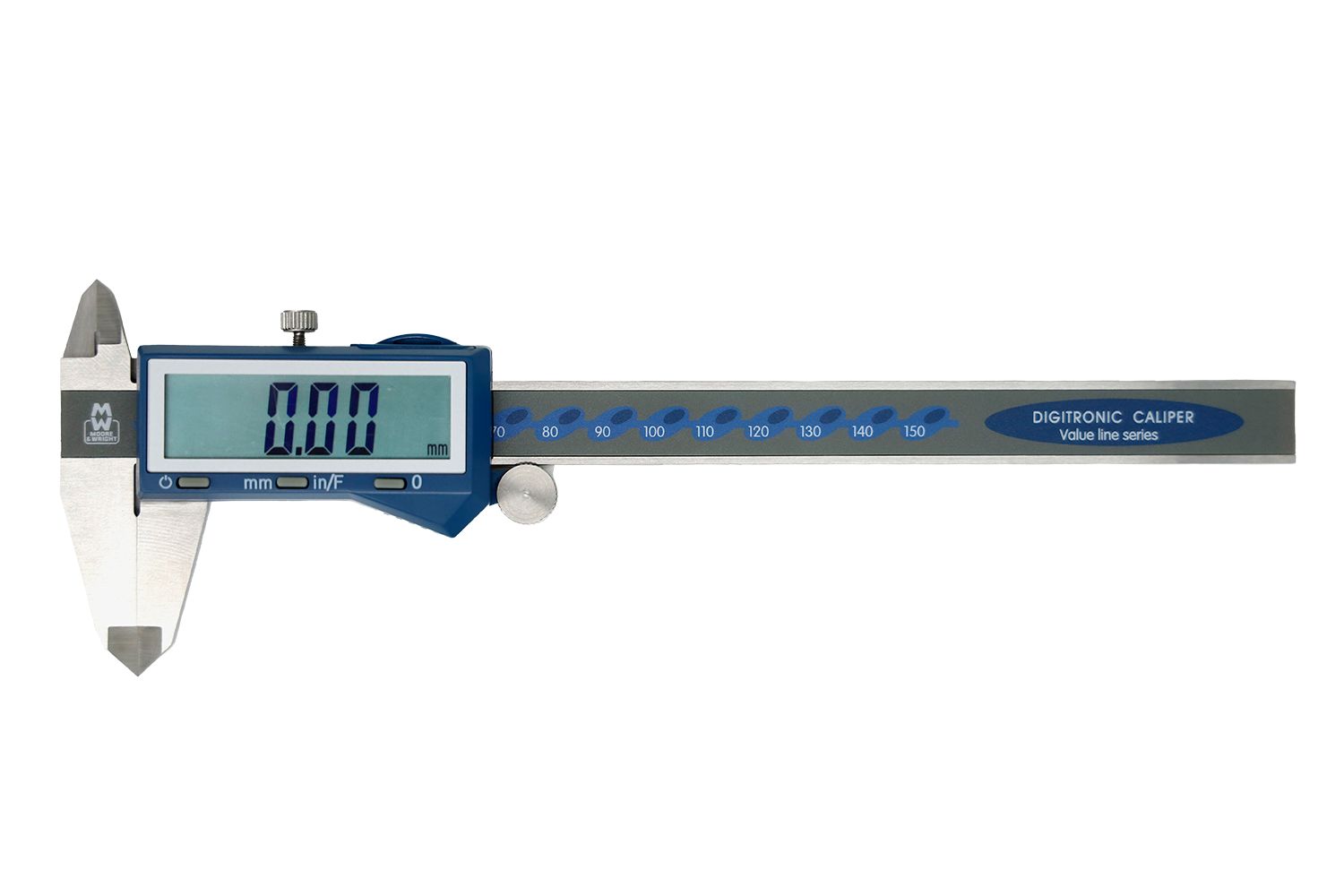 Moore & Wright 150mm Digital Caliper Caliper 0.01 Resolution, Imperial, Metric