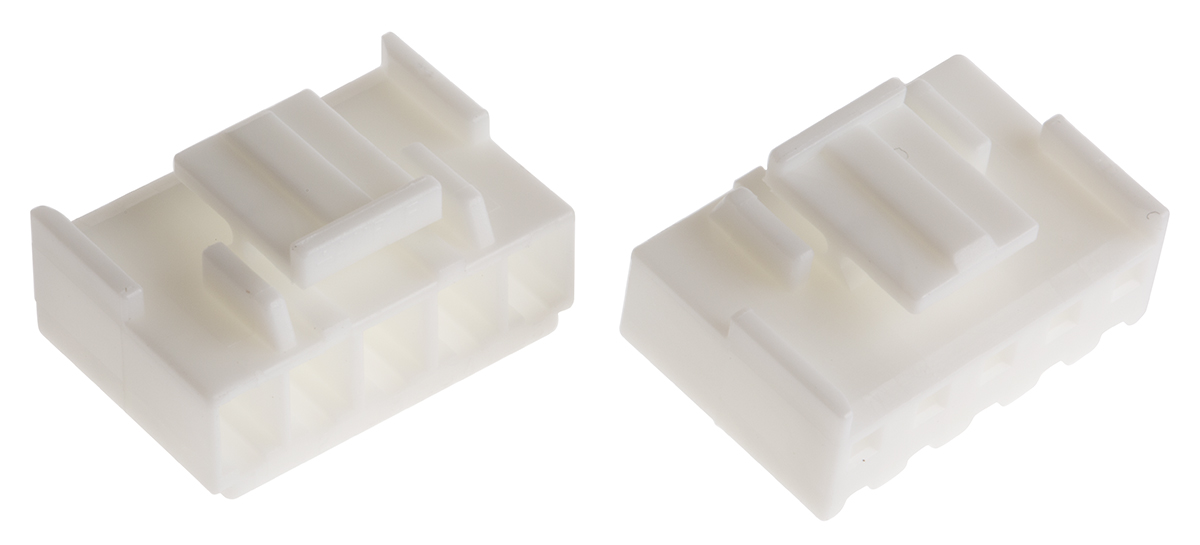TE Connectivity, Economy Power Male Connector Housing, 3.96mm Pitch, 5 Way, 1 Row