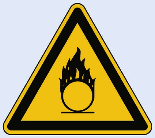 Wolk Fire Safety Hazard Warning Sign