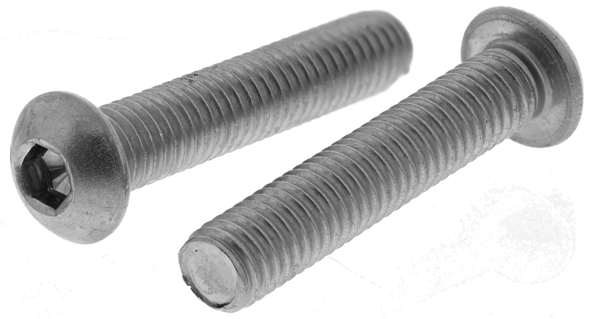 RS PRO Stainless Steel Hex Socket Button Screw, ISO 7380, M8 x 40mm