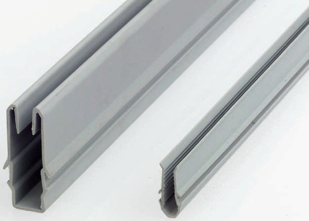 FlexLink Grey PVC Cover Strip, 5.5mm Groove Size, 3m Length