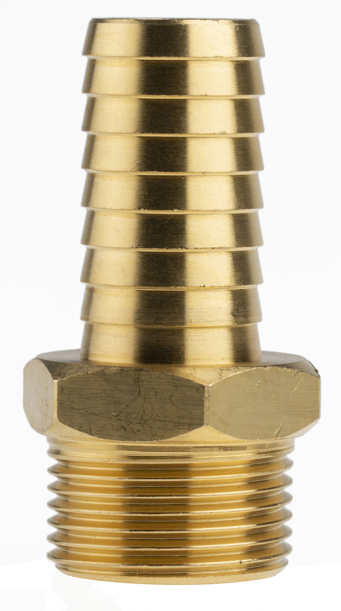 RS PRO Hose Connector Hose Tail Adaptor, G 3/4in 3/4in ID