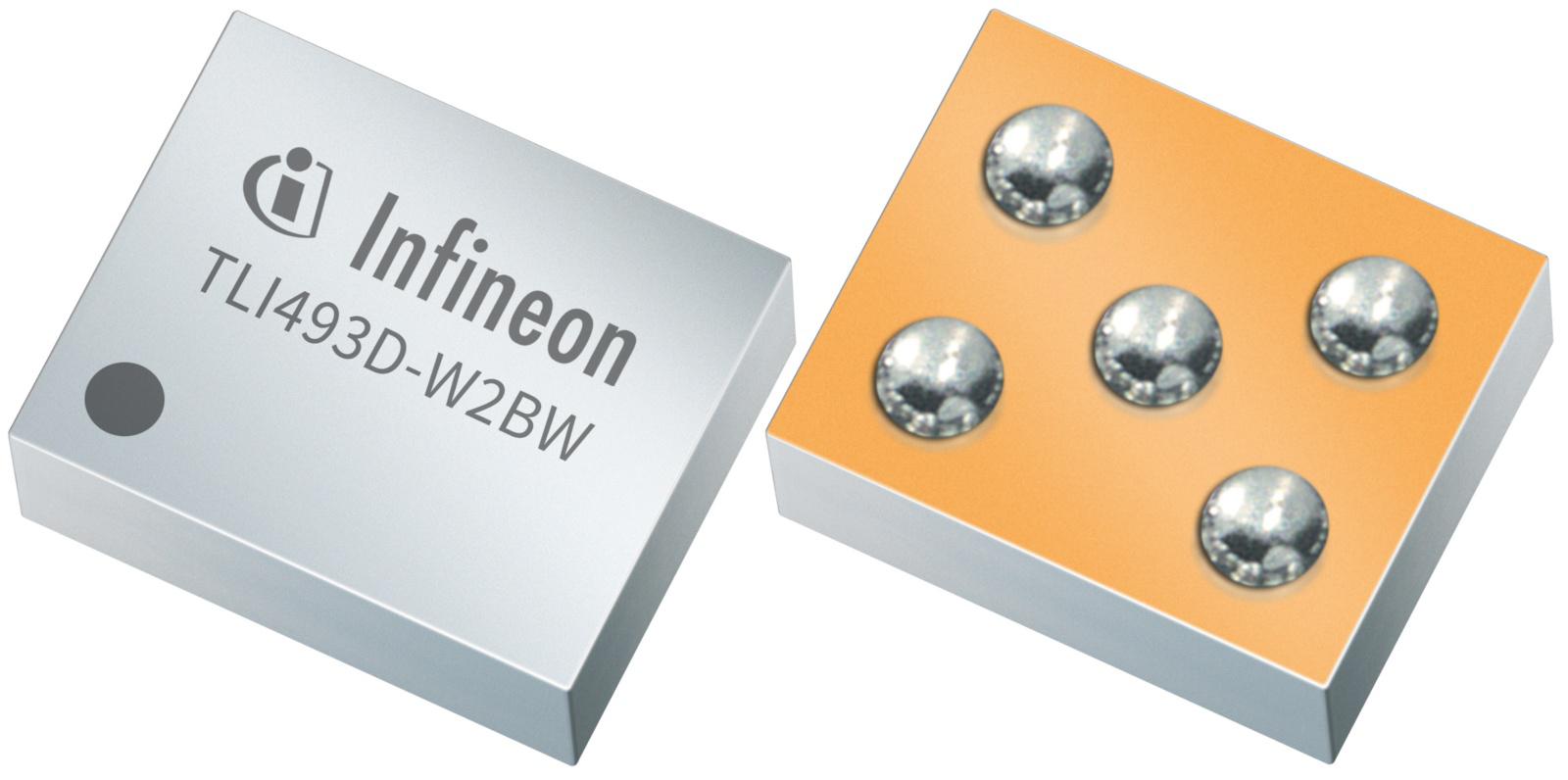 Infineon 3-Axis Surface Hall Effect Sensor 2.8 V 3.5 V, I2C, SSOP-14, 5-Pin
