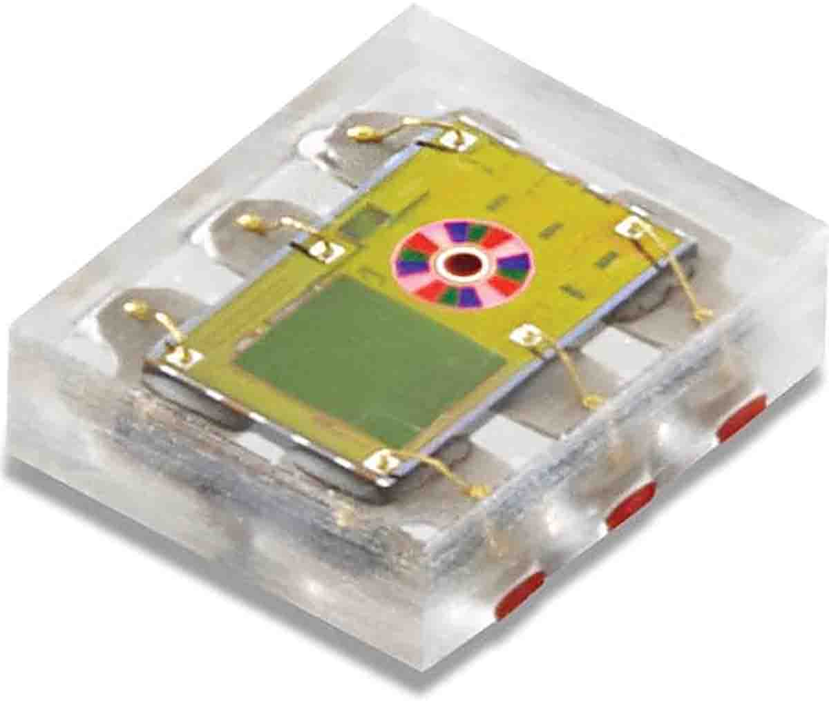 TCS34003FNM ams OSRAM, Colour Sensor, Colour Light 850 nm I2C 6-Pin FN