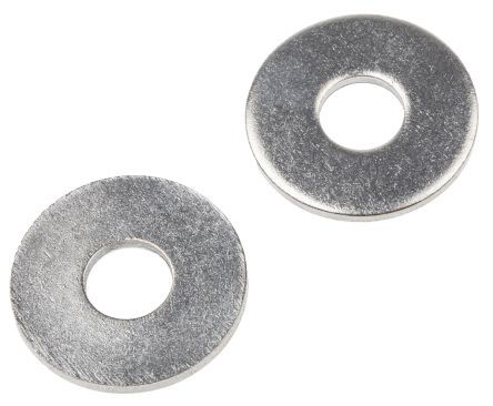 RS PRO A2 304 Stainless Steel Plain Washers, M16, DN 9021
