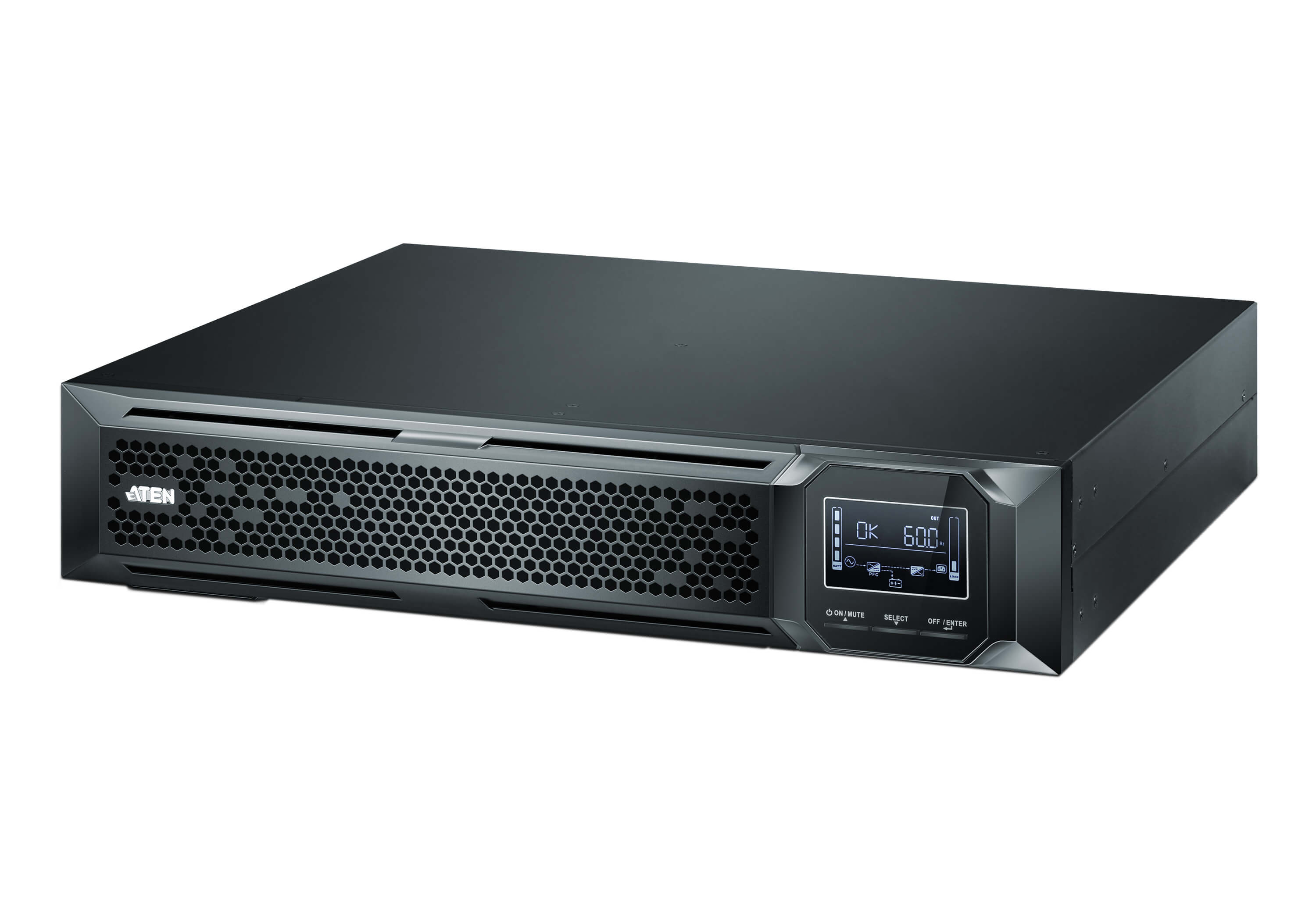 Aten 160 → 300V ac Input Rack Mount UPS, 1000VA (1kW), OL1000HV