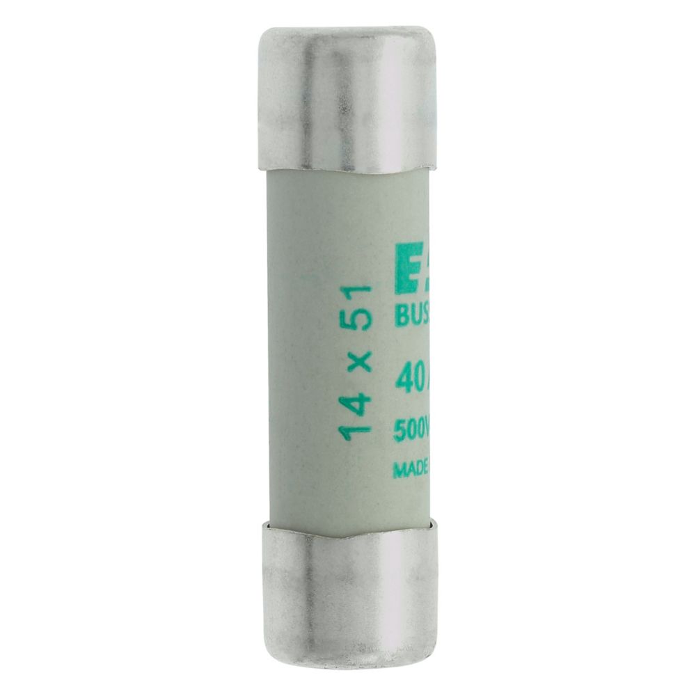Eaton 40A Ceramic Cartridge Fuse, 14 x 51mm