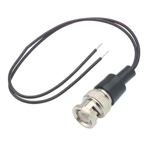 L-Com Black, Male Test Connector Adapter