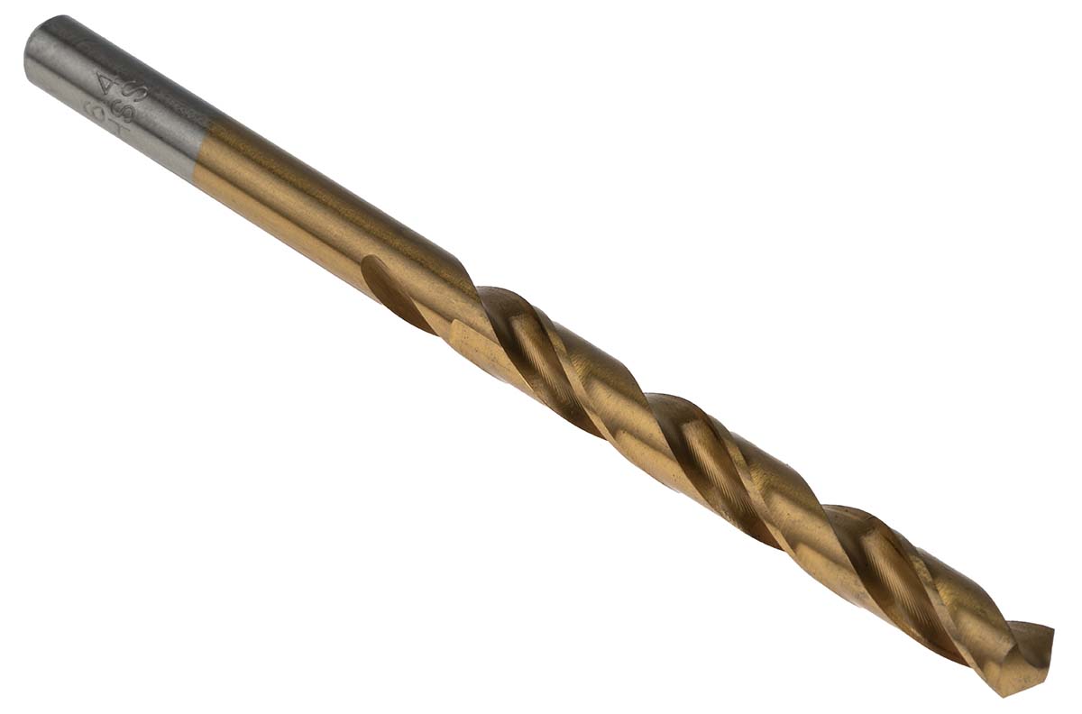 RS PRO HSS Twist Drill Bit, 6.4mm Diameter, 101mm Overall