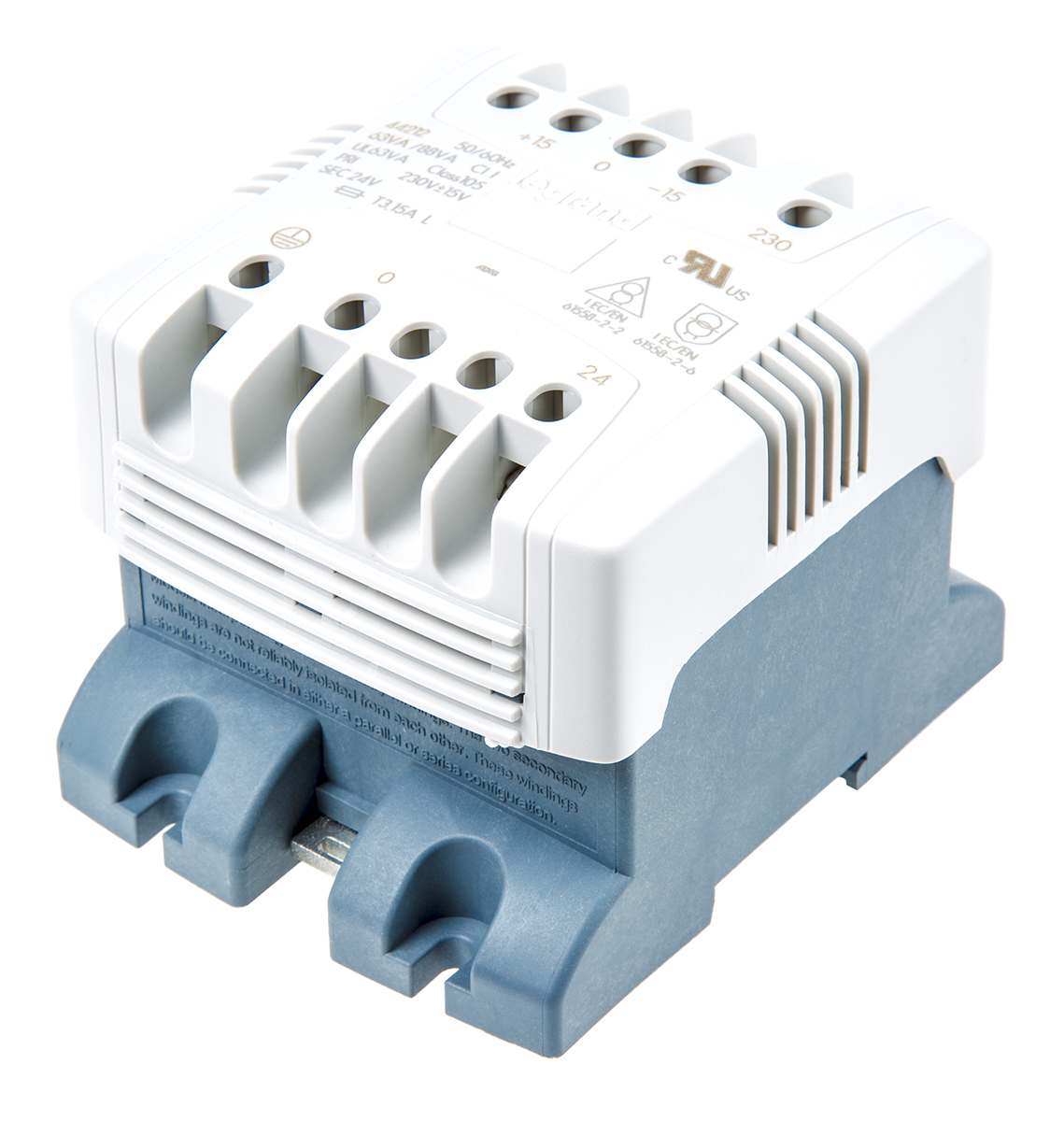 Legrand 63VA DIN Rail Transformer, 215V ac, 230V ac, 245V ac Primary, 24V ac Secondary