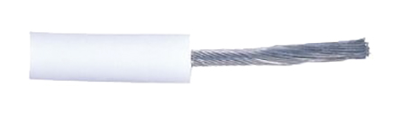 Alpha Wire Hook-up Wire Silicone Series White 1.3 mm² Hook Up Wire, 16 AWG, 41/0.2 mm, 30.5m, Silicone Insulation,
