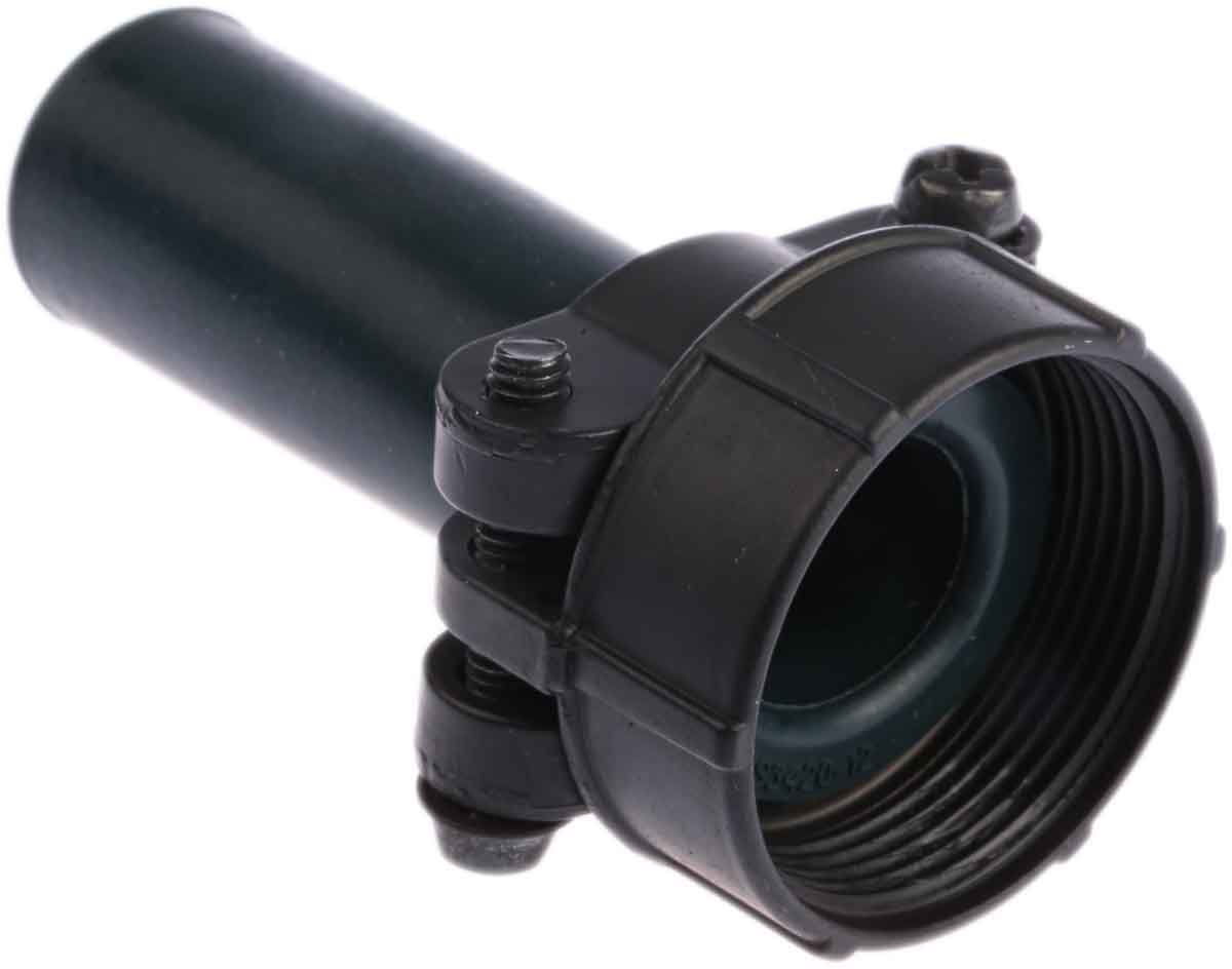 JAE Black cable clamp, 19mm Max. Bundle