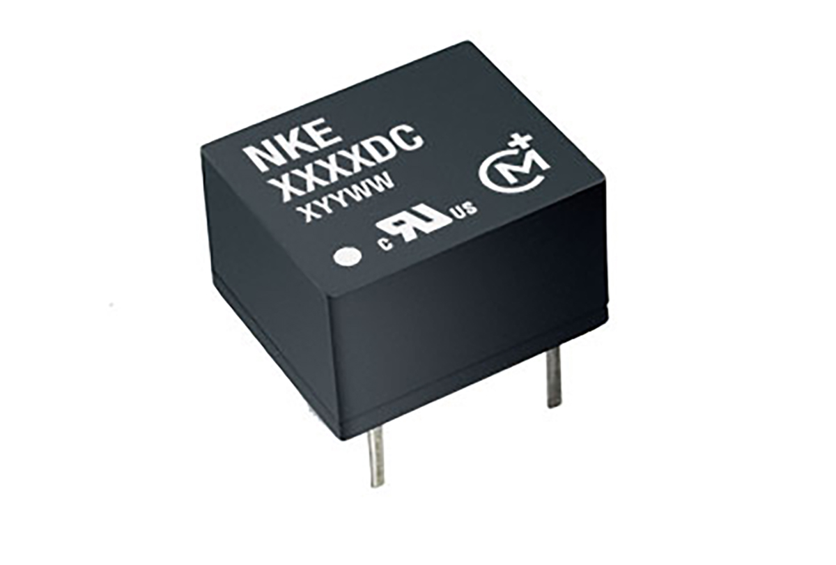 Murata Power Solutions NKE DC-DC Converter, 5V dc/ 200mA Output, 2.97 → 3.63 V dc Input, 1W, Through Hole, +85°C