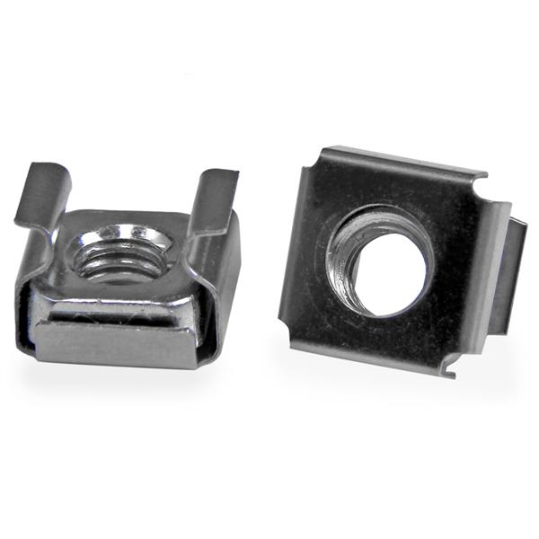 StarTech.com CABCA Series Cage Nut for Use with Rack Mounting Hardware, M6 Thread, 50 Piece(s)