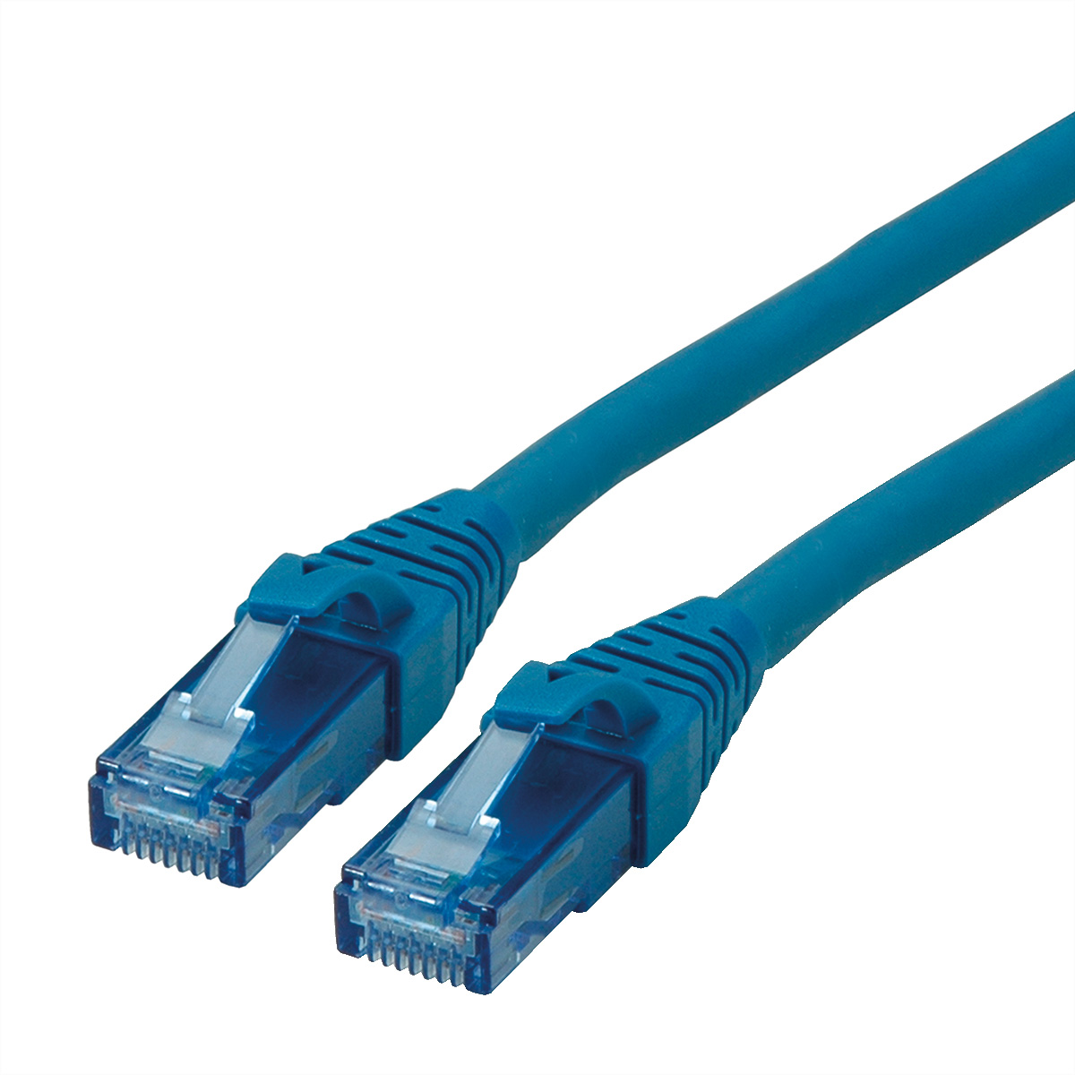 Roline, 1.5m Cat6a, Blue RJ45 to Male RJ45 Male, UTP Unshielded, Terminated LSZH Sheath