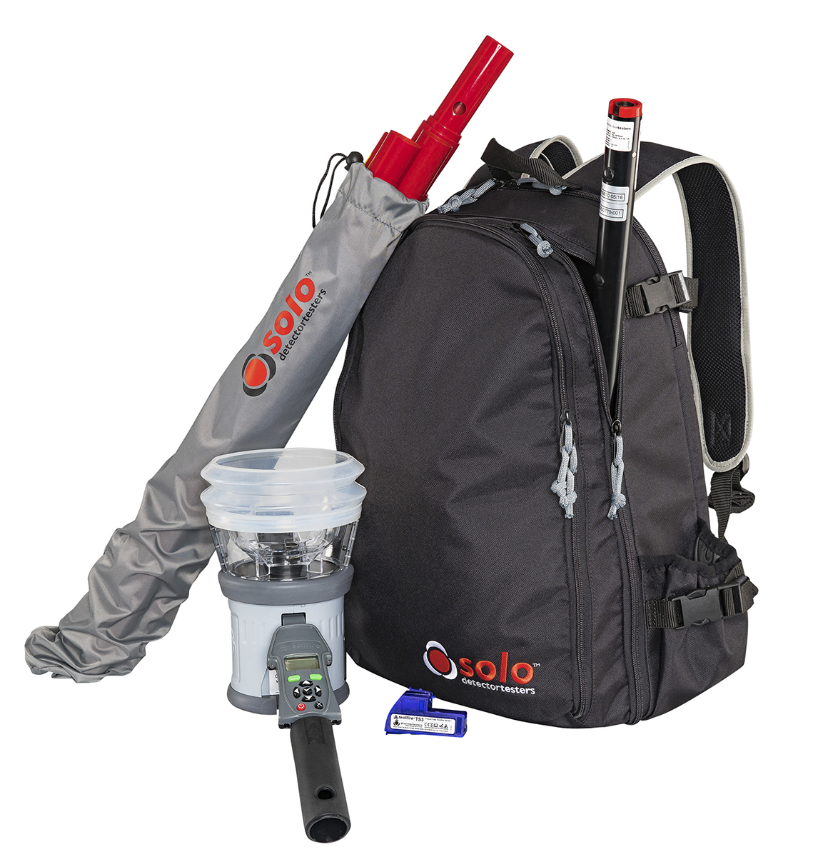 No Climb Testifire Series Smoke and Heat Detector Kit, 5m Reach, Battery-Powered, Cordless