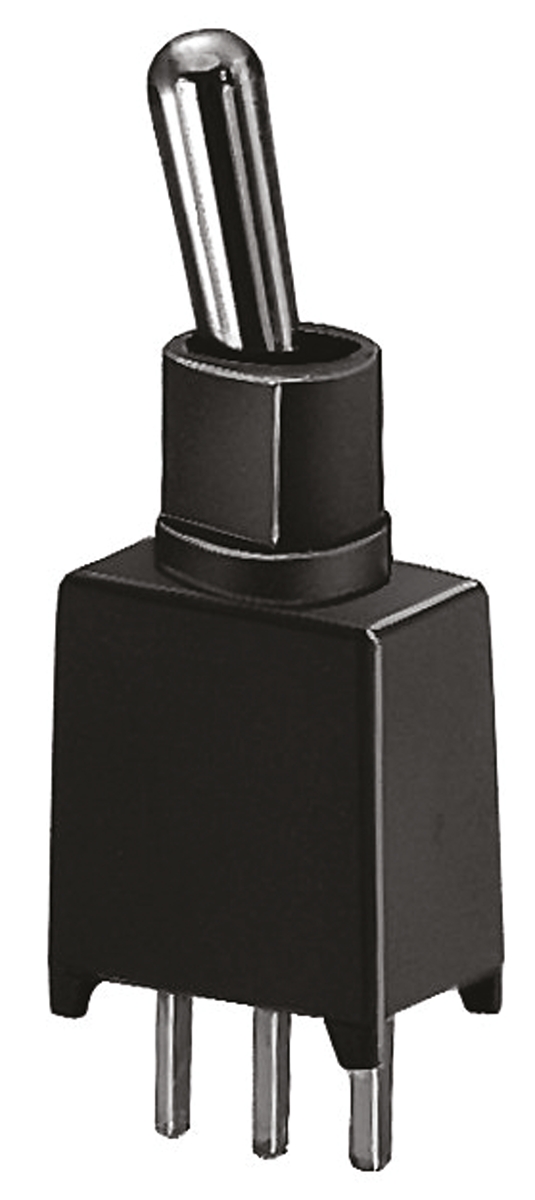 KNITTER-SWITCH Toggle Switch, PCB Mount, On-(On), SPDT, Through Hole Terminal