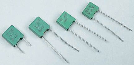 Vishay MKT 1817 Polyester Film Capacitor, 40 V ac, 63 V dc, ±10%, 680nF, Through Hole
