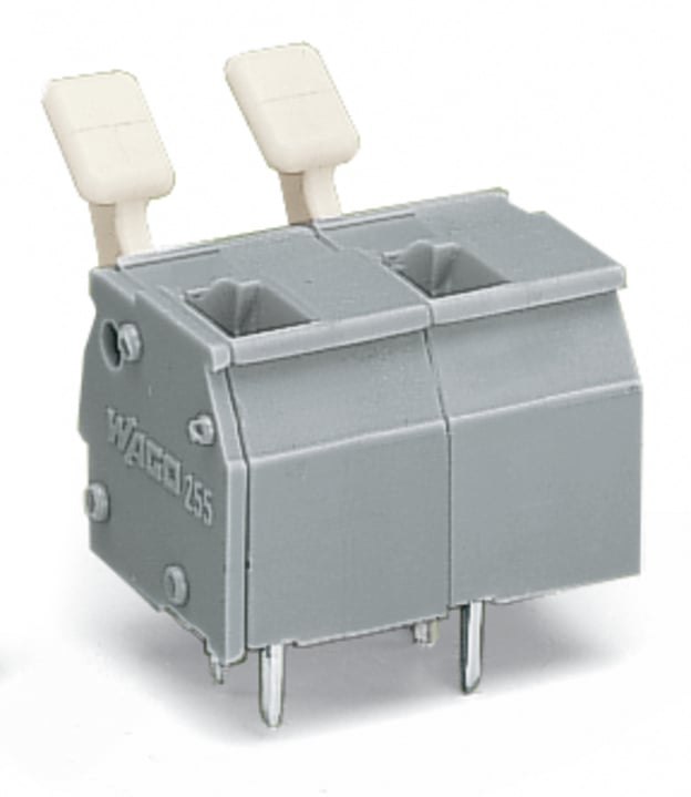 WAGO 255 Series PCB Connector, 6-Contact, 10/10.16mm Pitch, Through Hole Mount, 1-Row, Cage Clamp Termination