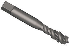 Dormer Threading Tap HSS-XS1 1-Piece 2.5mm Pitch Metric Standard Machine Tap M18 Thread