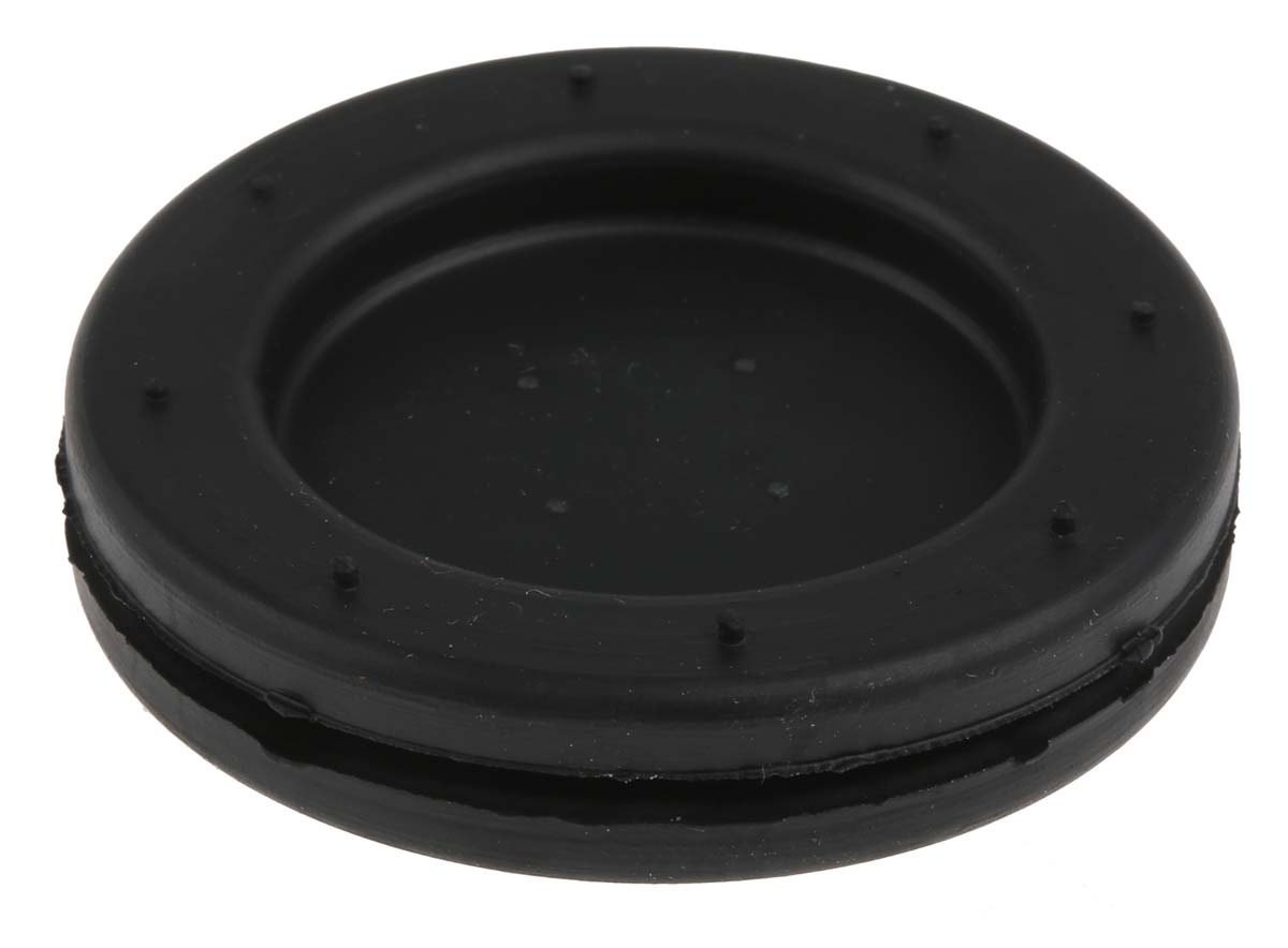 SES Sterling DG Black Polychloroprene 37mm Cable Grommet for Maximum of 29mm Cable Dia. 02580356010