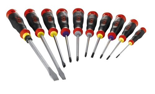 SAM Phillips; Pozidriv Screwdriver Set, 10-Piece