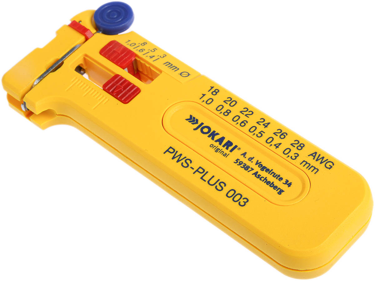 Jokari PWS-PLUS Series Wire Stripper, 0.30mm Min, 1mm Max