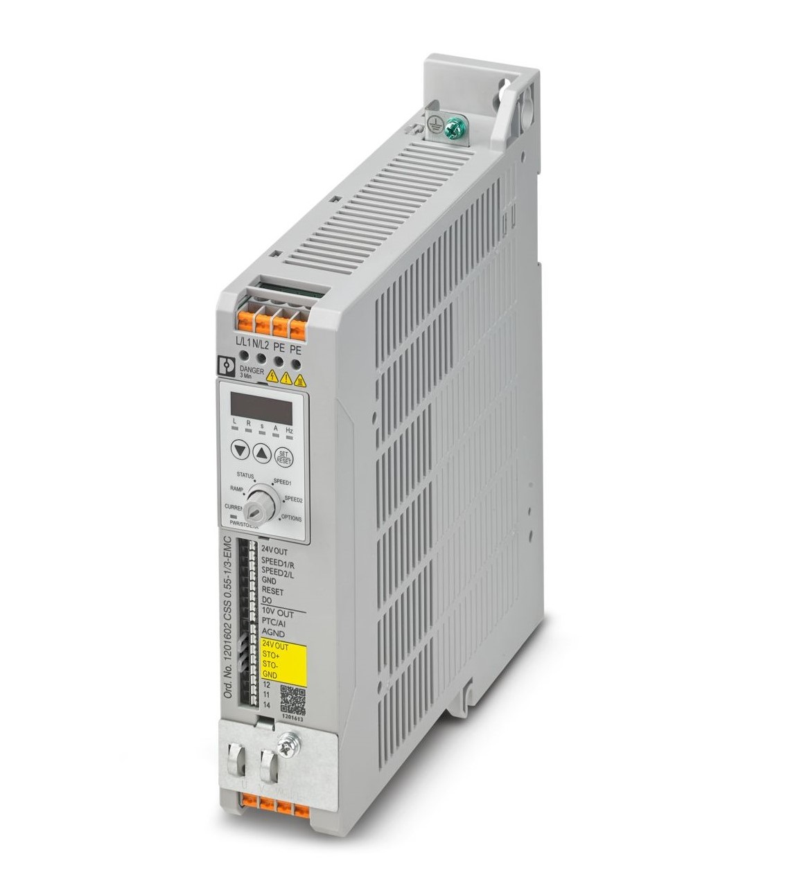 Phoenix Contact Variable Speed Starter, 0.55 kW, 1 Phase, 110 → 240 V, 6.7 A, CSS Series