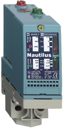 Telemecanique Sensors Pressure Sensor, 500mbar Min, 5bar Max, Relay Output, Differential Reading