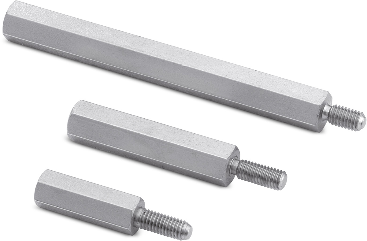 Wurth Elektronik Standoff, M2.5 x M2.5 Thread, 12mm Body, Brass, Male/Female, 6mm Stud