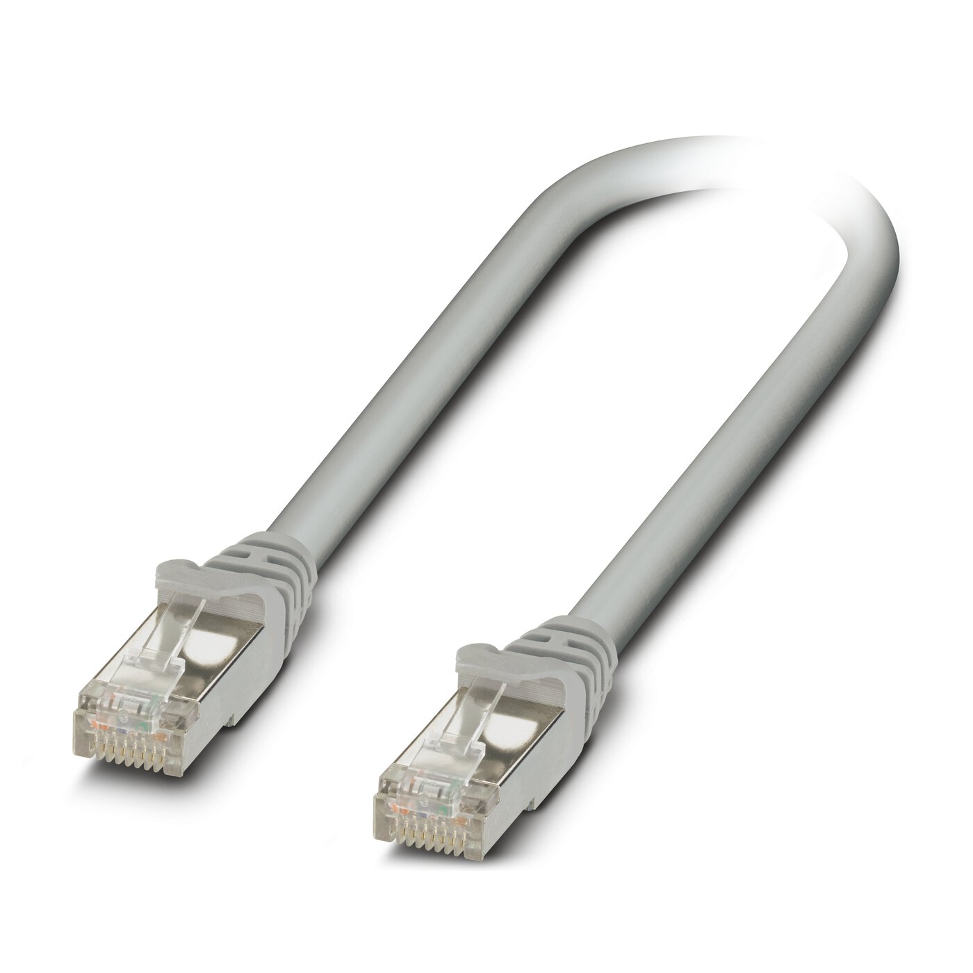 Phoenix Contact, 0.5m Cat5, Grey RJ45 to Male RJ45 Male, Terminated