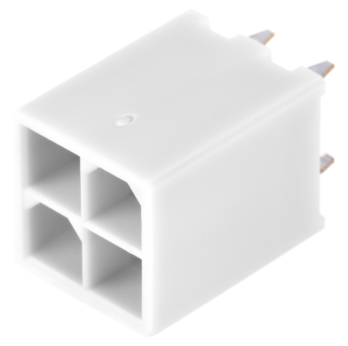 Molex, Mini-Fit Jr Male Connector Housing, 4.2mm Pitch, 4 Way, 2 Row