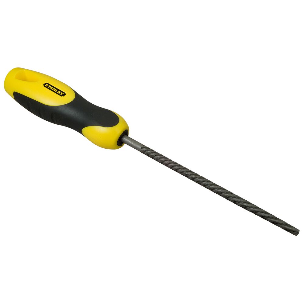 Stanley 38mm, Bastard, Flat File Handle With Soft-Grip Handle