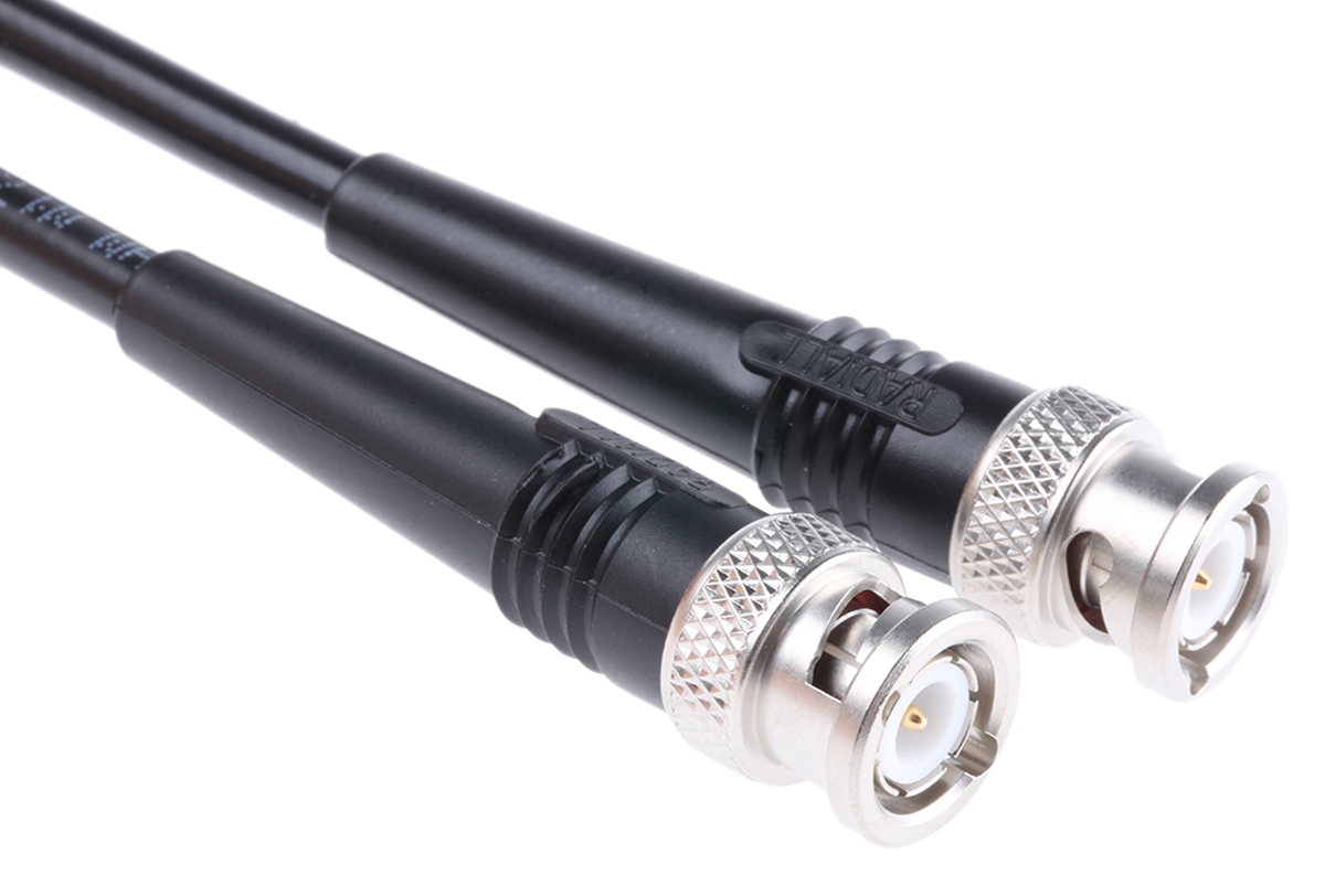 Radiall Cable Assembly Series Male BNC to Male BNC, 1 m 50 Ω