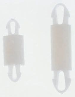 MDLSP-2-138-10M-1, 10mm High Nylon PCB Post for 3.5mm PCB Hole, 4.6mm Base