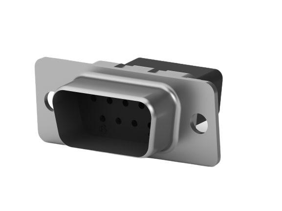 TE Connectivity 9 Way Wire D-sub Connector Plug, with Cable Mount